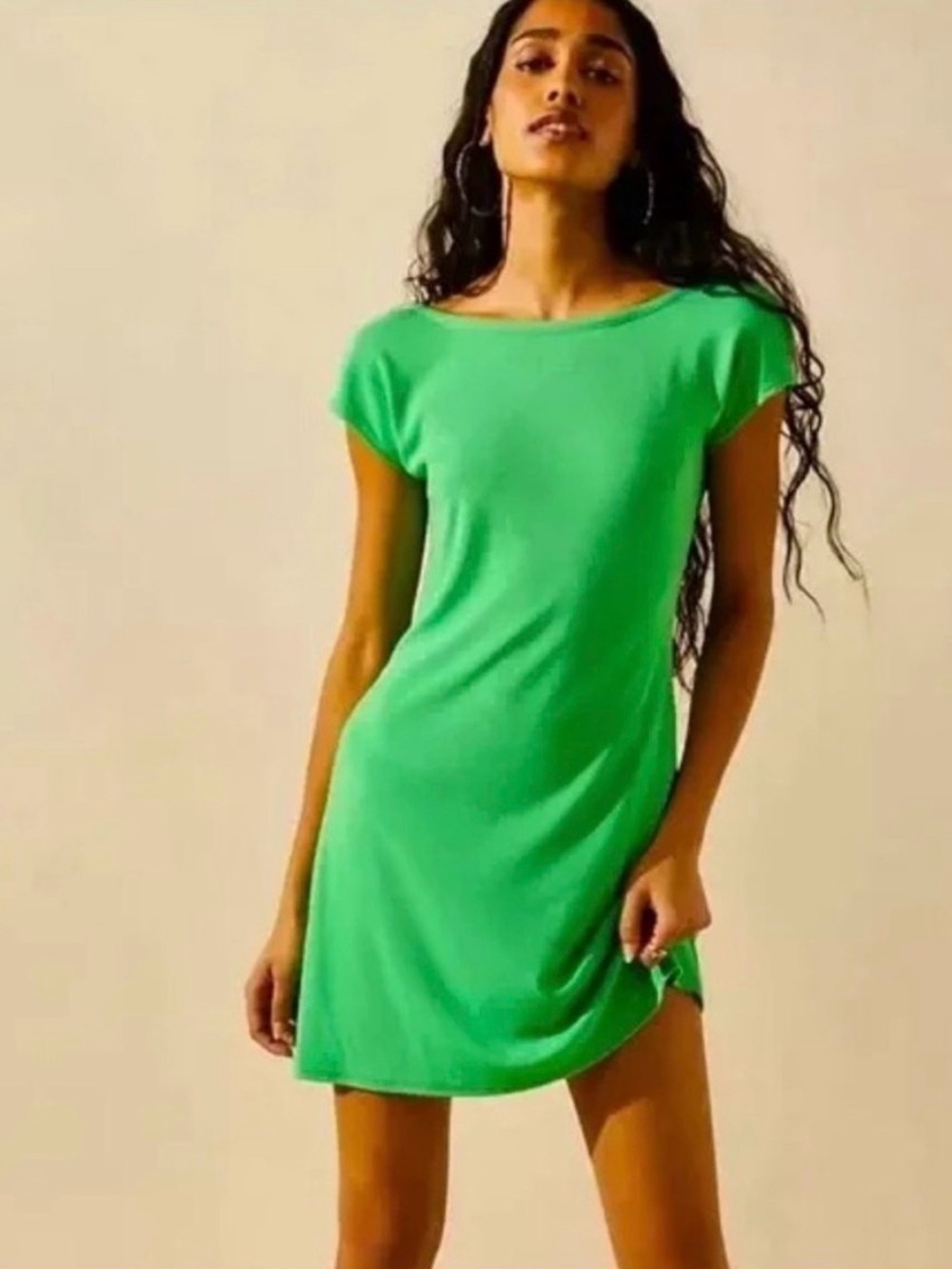 Free people beach Rosalia low-back mini dress